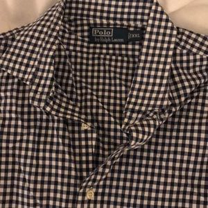 Long sleeve Ralph Lauren button down shirt.